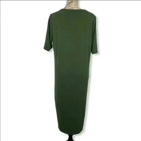 H by Halston Petite Ruched Waist  Midi dress - Picture 3 of 4